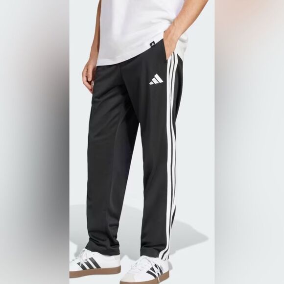 Adidas 3-Stripes Regular Fit Track Pants Black XL NWT IN PACKAGE - Picture 1 of 9